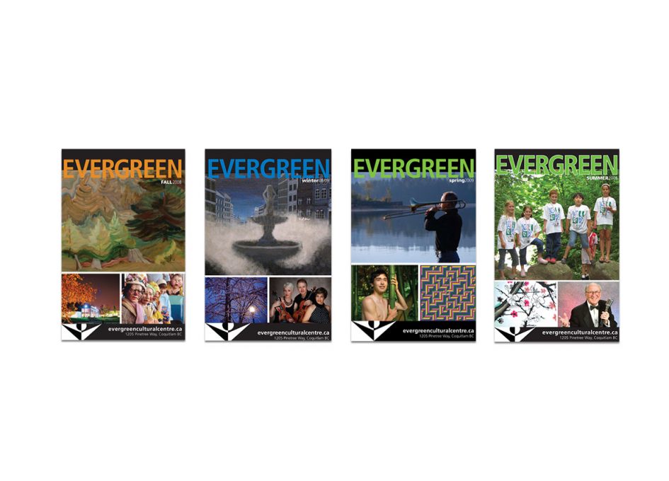 Evergreen quarterly program brochures