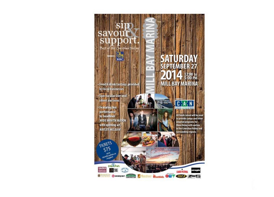 Sip Savour Support Festival Poster