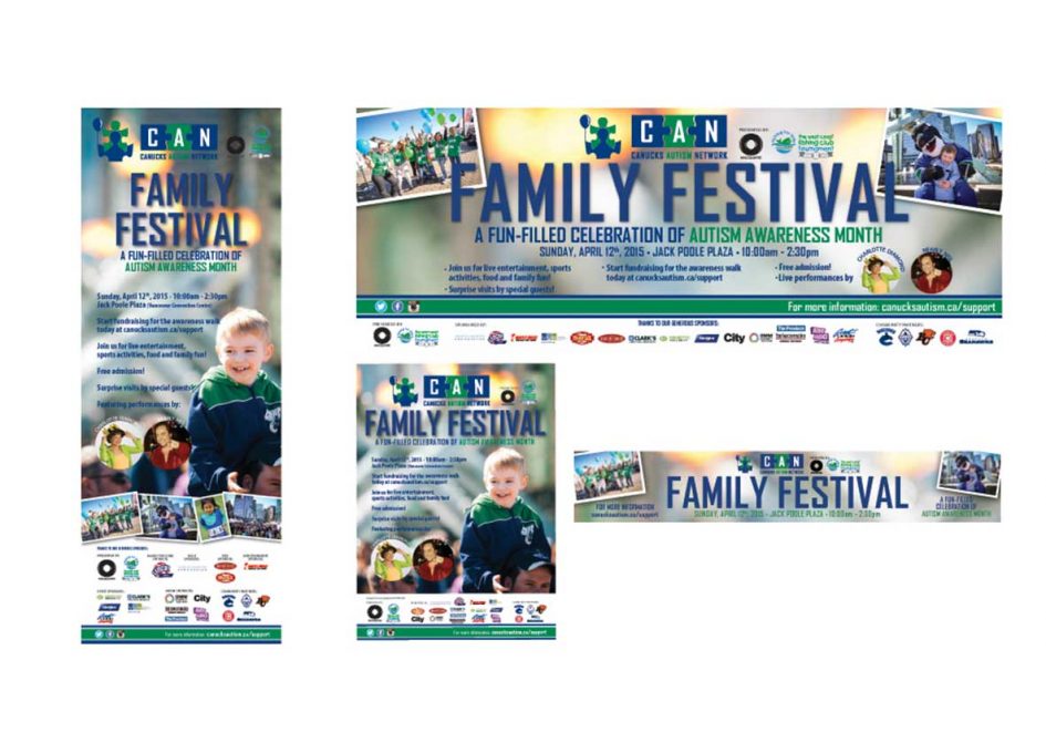 Canucks Autism Network Family Festival marketing