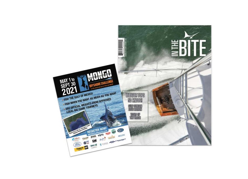 MONGO Offshore Challenge In the Bite print mag ad